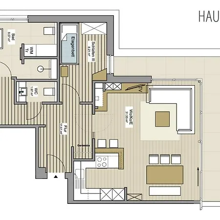Haus Oldenburg - 11 Mit Dachterrasse Διαμέρισμα *